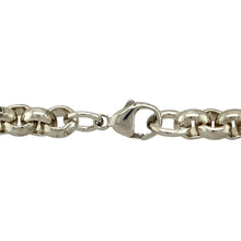 Load image into Gallery viewer, Preowned 925 Silver 15&quot; Belcher Chain with the weight 57.90 grams and link width 7mm
