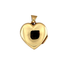 Load image into Gallery viewer, Preowned 9ct Yellow Gold &amp; Mother of Pearl Set Heart Locket with the weight 2.40 grams
