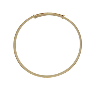 9ct Solid Gold Patterned Expander Bangle