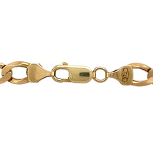 Load image into Gallery viewer, Preowned 9ct Yellow Gold 18.5&quot; Curb Chain with the weight 22.50 grams and link width 7mm
