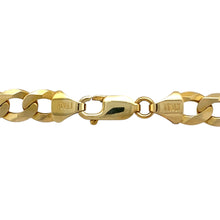 Load image into Gallery viewer, Preowned 9ct Yellow Gold 20&quot; Curb Chain with the weight 26.50 grams and link width 8mm
