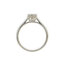 Load image into Gallery viewer, 9ct White Gold &amp; Diamond Illusion Set Solitaire Ring
