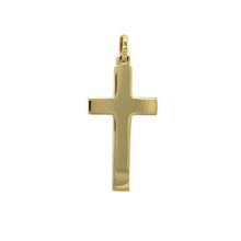 Load image into Gallery viewer, Preowned 9ct Yellow Solid Gold Plain Cross Pendant with the weight 5.30 grams
