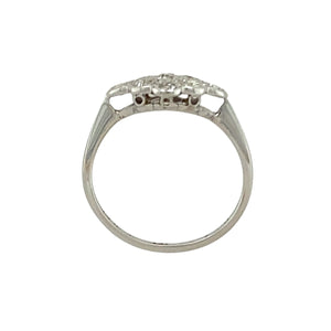 Platinum & Diamond Set Art Deco Style Ring