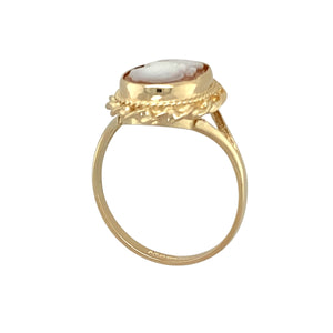 9ct Gold & Cameo Set Ring