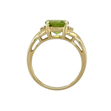 Load image into Gallery viewer, 9ct Gold Diamond &amp; Peridot Set Ring
