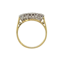 Load image into Gallery viewer, 18ct Gold &amp; Diamond Illusion Set Trilogy Ring
