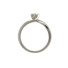 Load image into Gallery viewer, 18ct White Gold &amp; Diamond Set Solitaire Twist Ring
