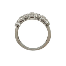 Load image into Gallery viewer, 9ct White Gold &amp; Diamond Set Open Patterned Band Ring
