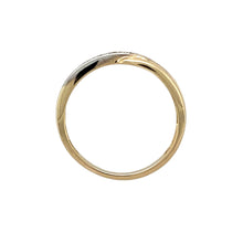 Load image into Gallery viewer, 9ct Gold &amp; Diamond Set Crossover Band Ring
