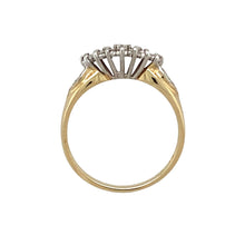 Load image into Gallery viewer, 9ct Gold &amp; Diamond Set Cluster Ring
