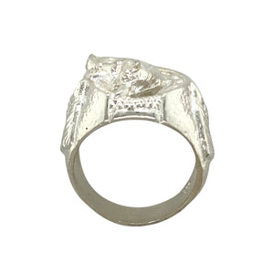 New 925 Silver Horse Horseshoe Ring