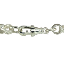 Load image into Gallery viewer, New 925 Solid Silver 7.25&quot; to 7.5&quot; Patterned Belcher Bracelet with the approximate weight 13 gram and link width 6mm
