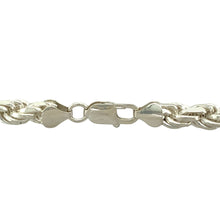 Load image into Gallery viewer, New 925 Silver 22&quot; Solid Rope Chain with the weight 91.30 grams and link width 8mm
