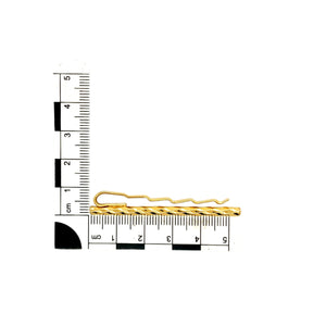 9ct Gold Twisted Bar Tie Slide