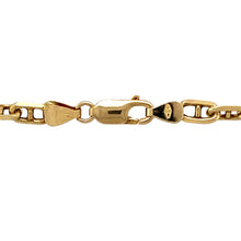 Load image into Gallery viewer, Preowned 9ct Yellow Gold 20&quot; Faceted Anchor Chain with the weight 17.80 grams and link width 4mm
