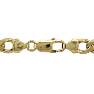 Preowned 9ct Yellow Gold 20" Curb Chain with the weight 42.20 grams and link width 8mm