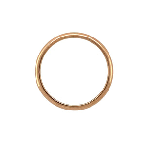 9ct Gold Clogau 3mm Cariad Wedding Band Ring