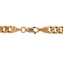 Load image into Gallery viewer, Preowned 9ct Yellow Gold 20&quot; Curb Chain with the weight 27.90 grams and link width approximately 6mm
