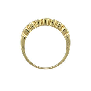 9ct Gold & Cubic Zirconia Set Band Ring