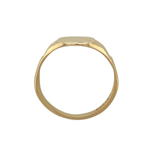 9ct Gold Patterned Engraved Signet Ring