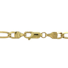 Load image into Gallery viewer, Preowned 9ct Yellow Gold 20&quot; Figaro Chain with the weight 9.30 grams and link width 5mm
