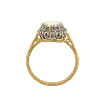 Load image into Gallery viewer, 18ct Gold Diamond &amp; Opal Set Cluster Ring
