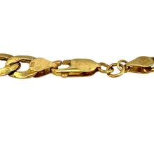 Load image into Gallery viewer, Preowned 9ct Yellow Gold 8.5&quot; Hollow Curb Bracelet with the weight 6.90 grams and link width 8mm
