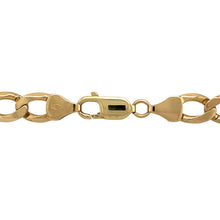 Load image into Gallery viewer, Preowned 9ct Yellow Gold 18&quot; Curb Chain with the weight 23.10 grams and link width 7mm
