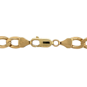 Preowned 9ct Yellow Gold 18" Curb Chain with the weight 23.10 grams and link width 7mm