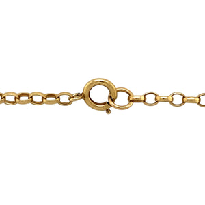 Preowned 9ct Yellow Gold 20" Belcher Chain with the weight 10.60 grams and link width 3mm