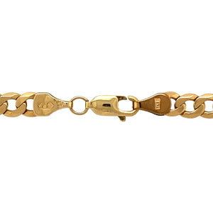 Preowned 9ct Yellow Gold 20" Curb Chain with the weight 14.40 grams and link width 5mm