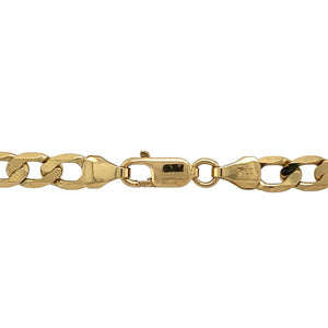 Preowned 9ct Yellow Gold 20" Curb Chain with the weight 14.30 grams and link width 5mm