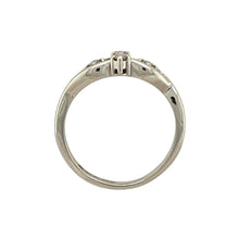 Load image into Gallery viewer, 18ct White Gold &amp; Diamond Set Open Crossover Loop Ring
