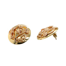 Load image into Gallery viewer, 9ct Gold Clogau Tree of Life Round Stud Earrings
