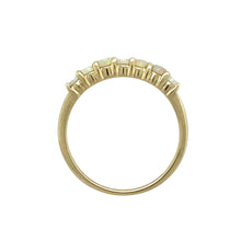 Load image into Gallery viewer, 9ct Gold &amp; Opalique Set Band Ring
