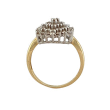 Load image into Gallery viewer, 9ct Gold &amp; Diamond Set Cluster Ring
