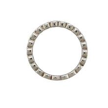 Load image into Gallery viewer, 9ct White Gold &amp; Diamond Set Bubble Style Band Ring
