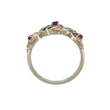 Load image into Gallery viewer, 925 Silver &amp; Amethyst Set Clogau Tree of Life Ring
