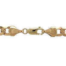 Load image into Gallery viewer, Preowned 9ct Yellow Gold 22&quot; Curb Chain with the weight 26.70 grams and link width 7mm
