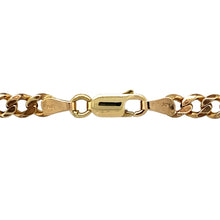 Load image into Gallery viewer, Preowned 9ct Yellow Gold 18&quot; Curb Chain with the weight 17 grams and link width 5mm
