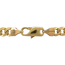 Load image into Gallery viewer, Preowned 9ct Yellow Gold 18&quot; Curb Chain with the weight 44.30 grams and link width 8mm
