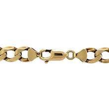 Load image into Gallery viewer, Preowned 9ct Yellow Gold 21&quot; Curb Chain with the weight 30.90 grams and link width 8mm
