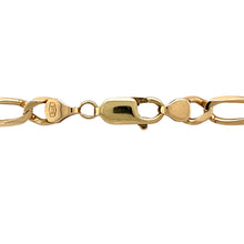 Load image into Gallery viewer, Preowned 9ct Yellow Gold 20&quot; Figaro Chain with the weight 15.90 grams and link width 6mm
