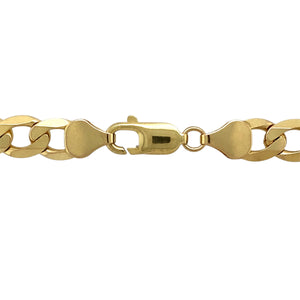 Preowned 9ct Yellow Gold 20" Curb Chain with the weight 42.30 grams and link width 9mm