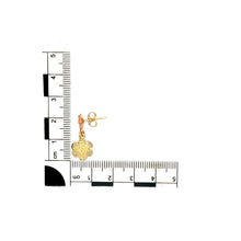 Load image into Gallery viewer, 9ct Gold Clogau Poppy Flower Drop Earrings
