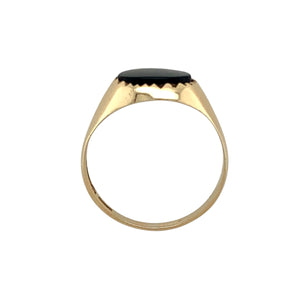 9ct Gold & Onyx Set Signet Ring