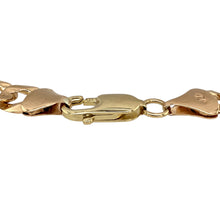 Load image into Gallery viewer, Preowned 9ct Yellow Gold 9.25&quot; Curb Bracelet with the weight 17.60 grams and link width 9mm
