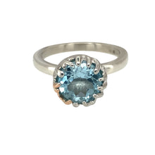 Load image into Gallery viewer, 925 Silver &amp; Blue Topaz Set Clogau Ring
