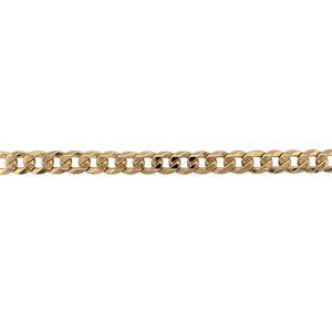 9ct Gold 8.5" Curb Bracelet